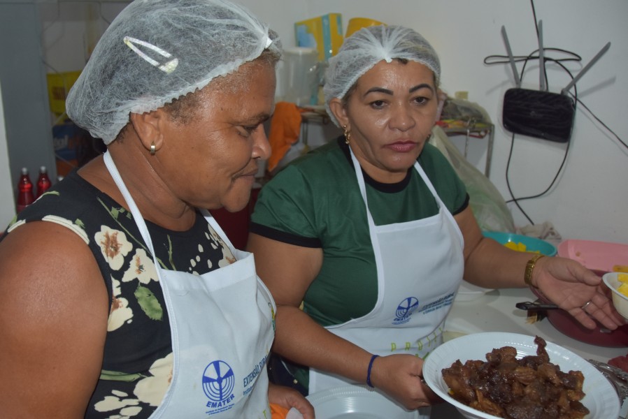 Moradoras da Serra Vermelha participaram de curso de beneficiamento de carnes