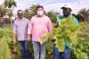 Visita ao campo horta Aves Verdes, em Teresina.