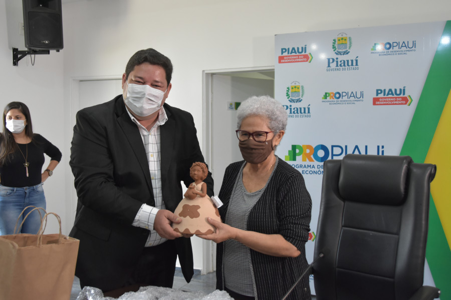 Reunio da equipe Emater PI com governadora Regina Sousa