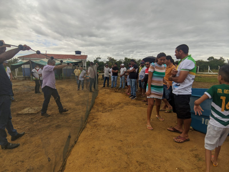 Primeira despesca do Programa gua Doce no semirido piauiense